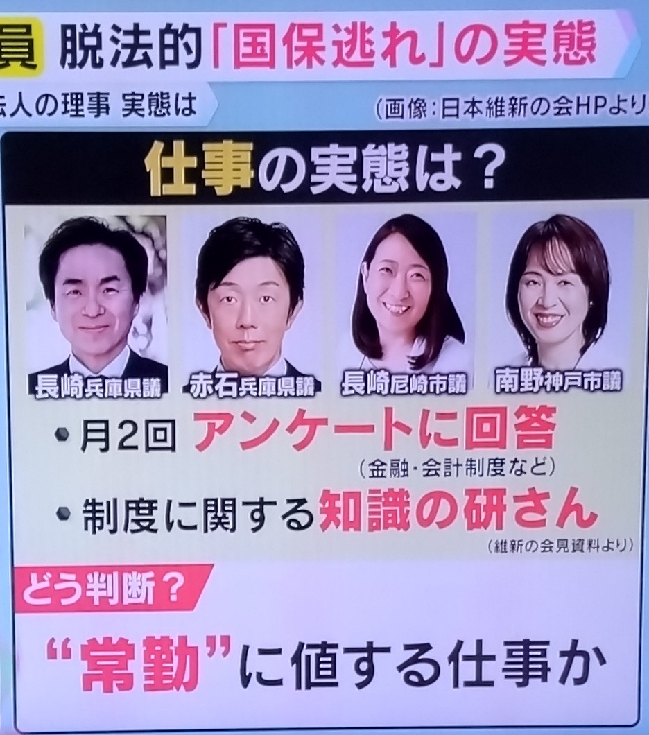 brokenburgh's tweet image. 維新の国保逃れ
「社会保障改革」
「身を切る改革」
といいながら、裏では……

開いた口が塞がらない。
最近馬鹿げたことばかりで、口を閉じる暇がない。

　　　　　　(読売テレビtenより)