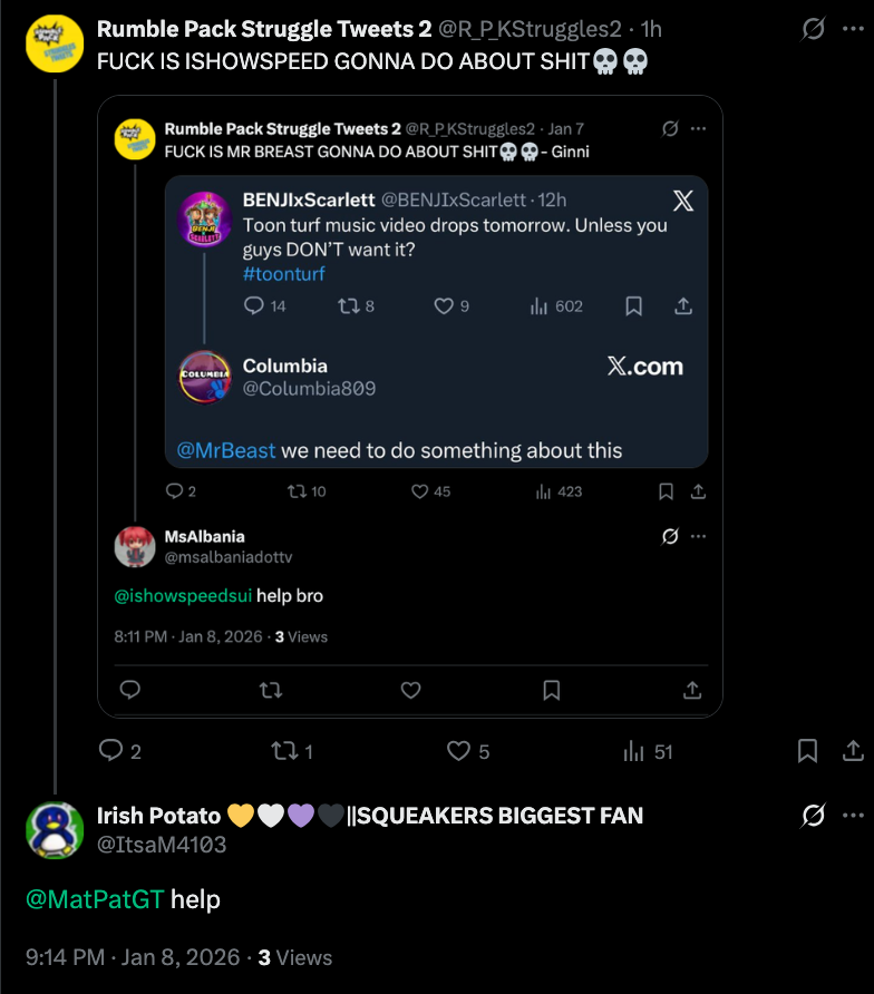 Rumble Pack Struggle Tweets 2 tweet media