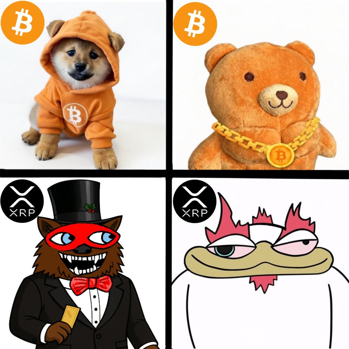 MY MEMECOIN THESIS 👀🔥
Bull Run 2026–27 🚀
Why BTC &amp; XRPL memes win 🤫
2021 $DOGE proved FOMO meta hits billions.
2023 $PEPE showed retail can spawn new meta

2026= $Bitcoin $XRP Memes Meta
$DOG 129 Million MC
$BRO 200k MC
$BEAR 2.1 Million MC
$BERT 580k MC