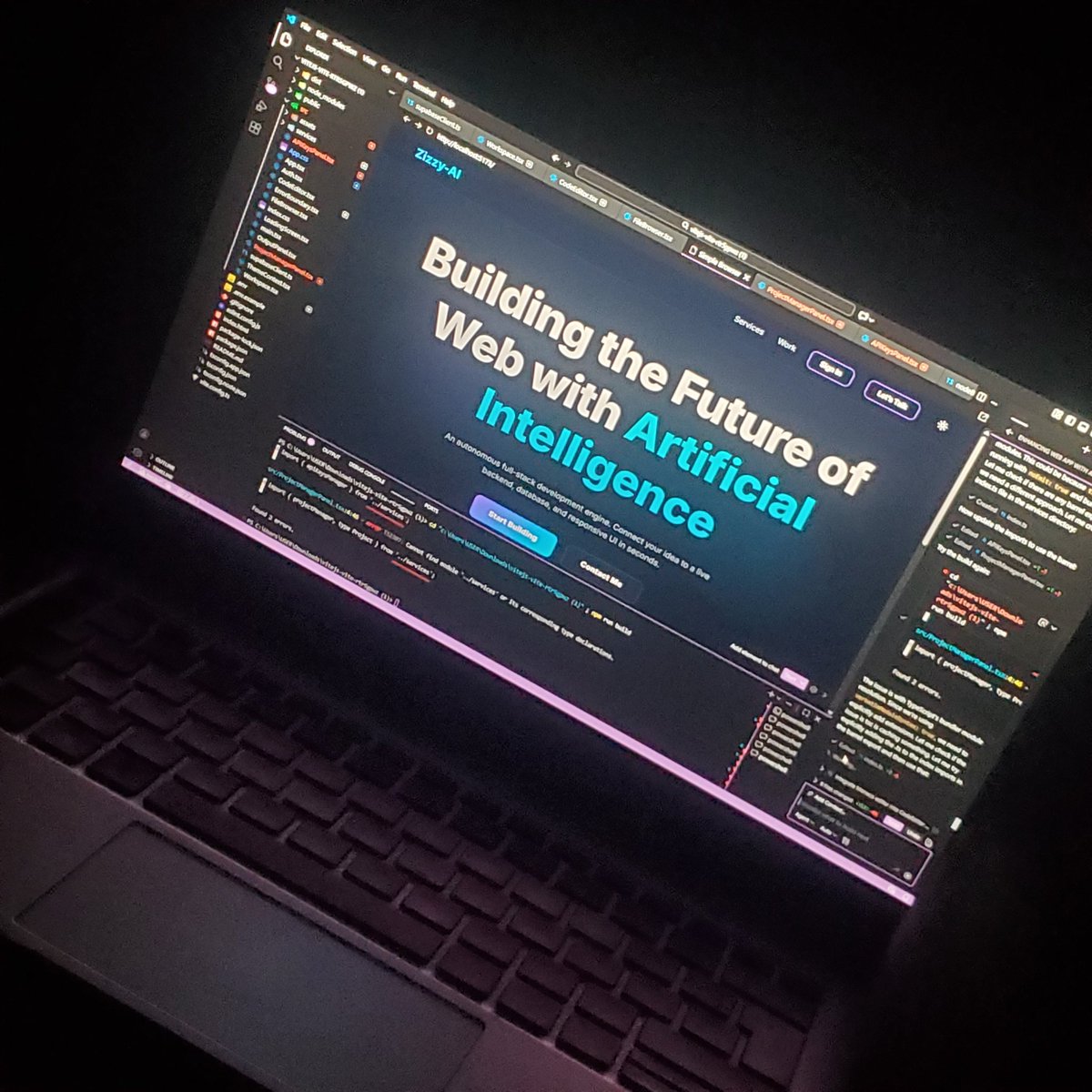 Building a tool to manage web apps... while manually managing 15 open tabs and a runaway dev server at 3AM. The irony isn't lost on me. 😅 But the AI logic is finally clicking, and this project is starting to feel "real." 🚀 #buildinpublic #AI #WebDev
