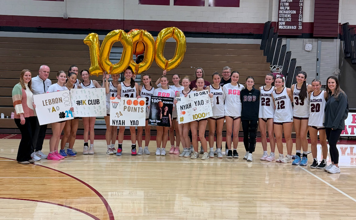 Radnorgbball's tweet photo. Congratulations, Nyah! What an accomplishment 1,000 points ! We are so proud and happy for you! https://t.co/OyacsCokeR