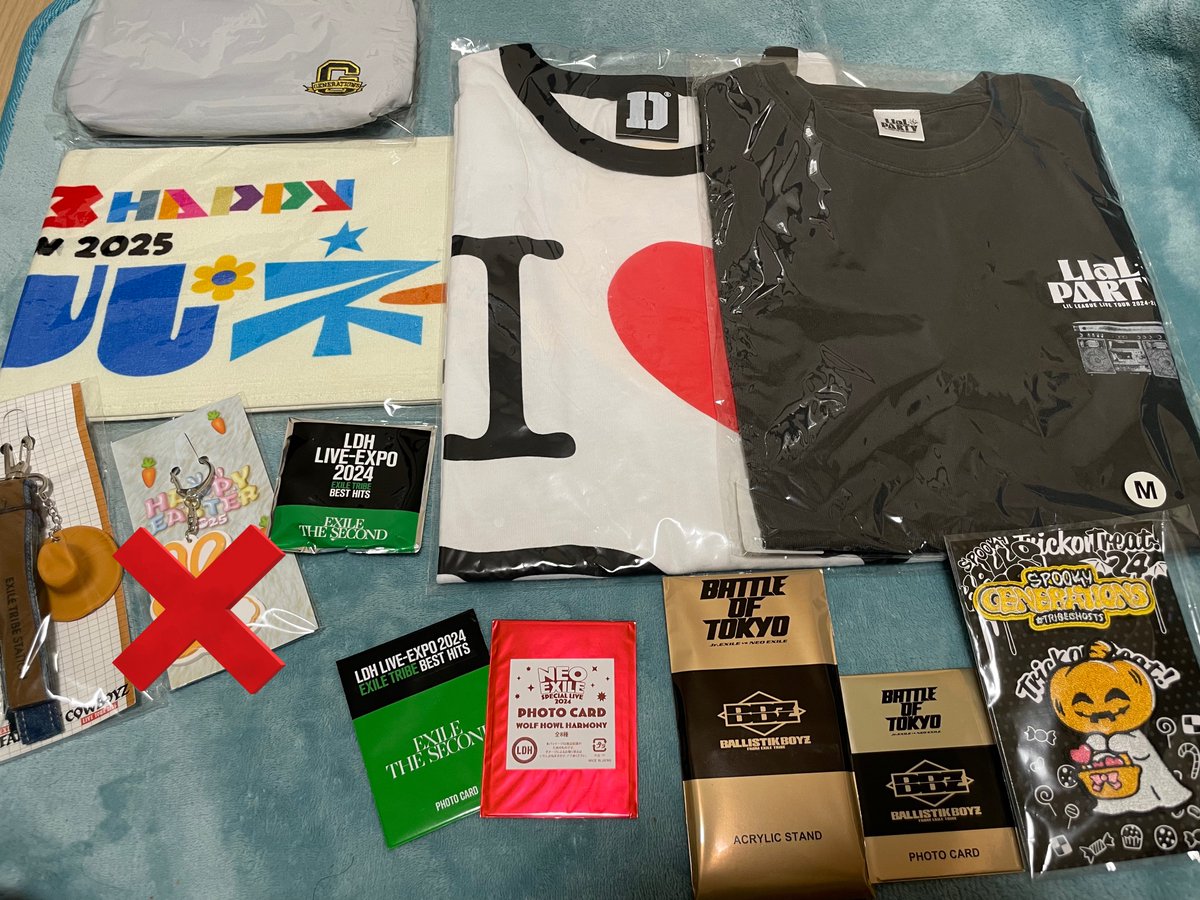 giantsken73's tweet photo. トラステ  福袋　交換希望

譲　写真のグッズ

求　EXILE、三代目、TAKAHIRO、ドーベル関連

ガチャ・マフラータオル❌
衣類はLサイズ↑を求めております。
三代目フォトT 最優先

ご提案よろしくお願い致します。 https://t.co/6ELYts7wr4