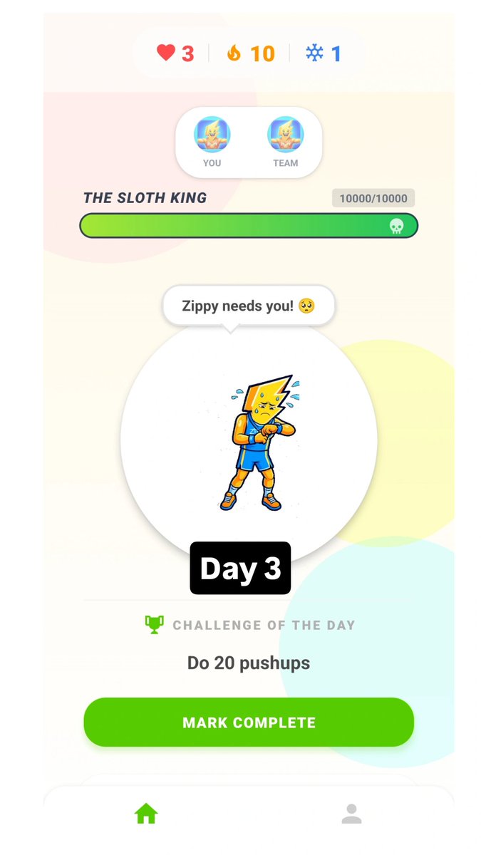 zepvalue's tweet image. building the main "Boss Battle" card today. This is the screen you’ll see when you and your partner have to keep the streak alive.

Moved away from the standard blocks to something smoother. Does this feel modern enough?

#mobileapp #codinglife