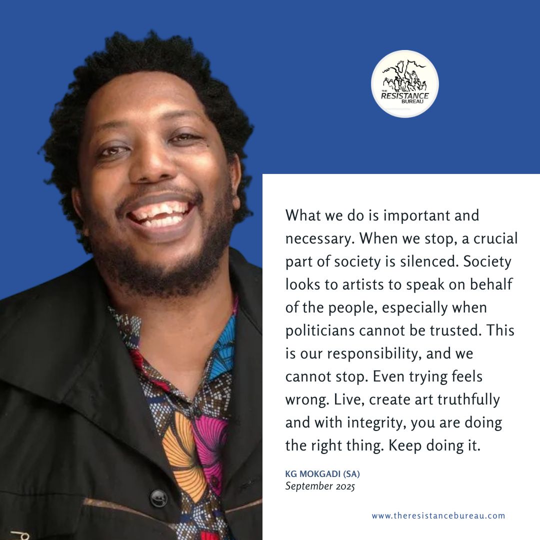 ResistBureau's tweet image. When we spoke to @KGcomic from @politicallyaweh, we heard about the chilling impact of government scrutiny on satire; but also the enduring power of humor in defending human rights, drawing lessons from South Africa's Apartheid era. Fascinating discussion: youtube.com/watch?v=L36wrI…