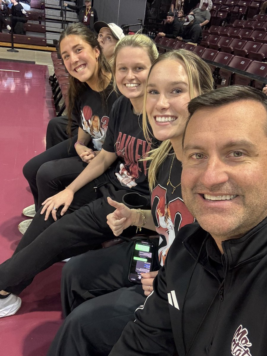 When at a Lady Bear game, might as well hang out with Lady Bear Alums!