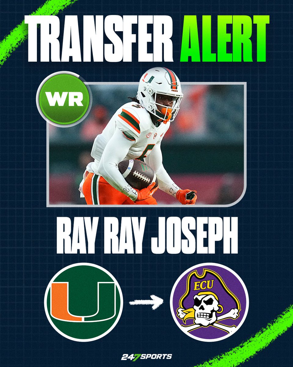 COMMIT: East Carolina adds Miami wide receiver/return man Ray Ray Joseph

247sports.com/college/east-c…