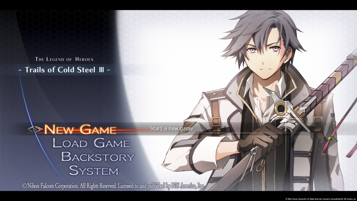 pluslunar's tweet photo. Starting… #TrailsOfColdSteel3 #PlayStation5 https://t.co/iC8UcYJvfC