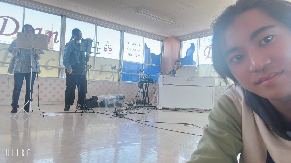 本日はポッピンライブの伴奏合わせ！！