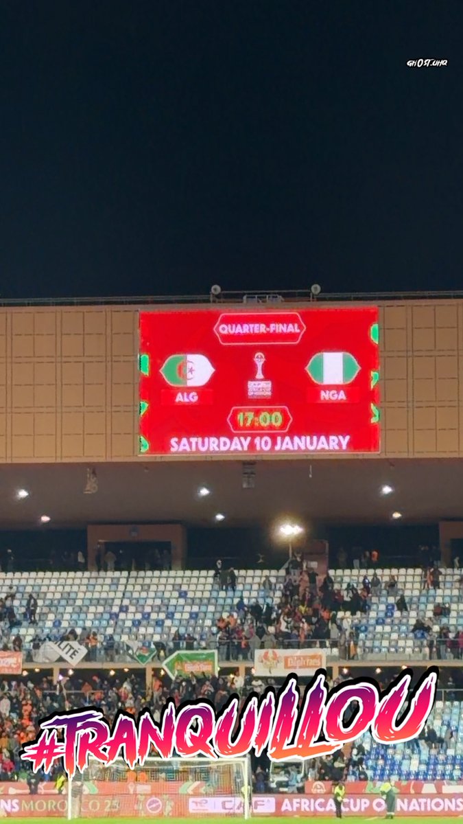 Reste 3 places Catégorie 2 Algérie Nigeria côte à côte 300€ la place remise main propre devant la sûreté nationale ou devant le stade y’a aucune arnaque #CAN2025