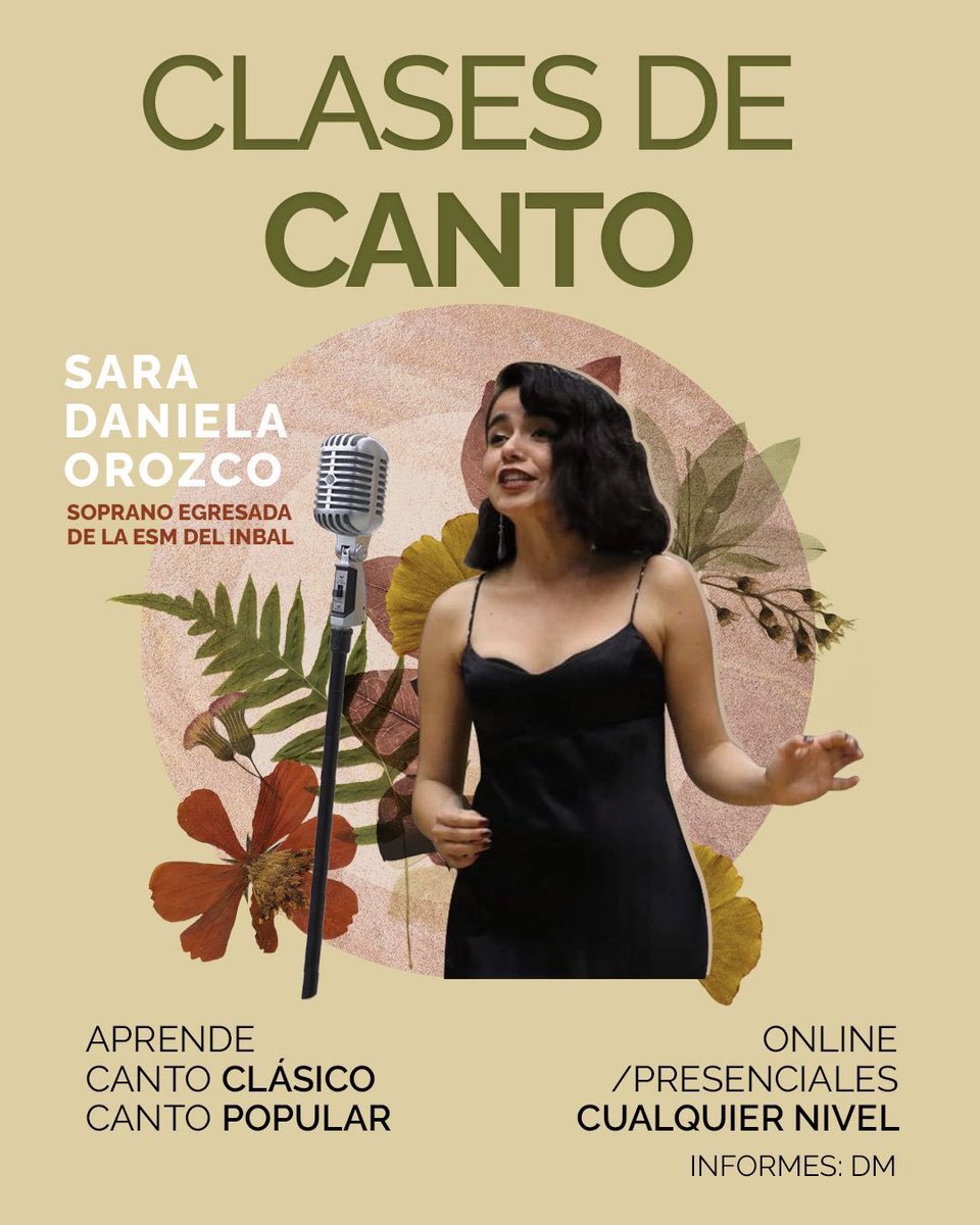 Hola tuiter (siempre te diré tuiter)

Doy clases de canto juju 🪼🩵 te animas a tomar clase con la maestra más buen pedo del condado o qué? Te prometo que sí le sé, te haré cantar :)