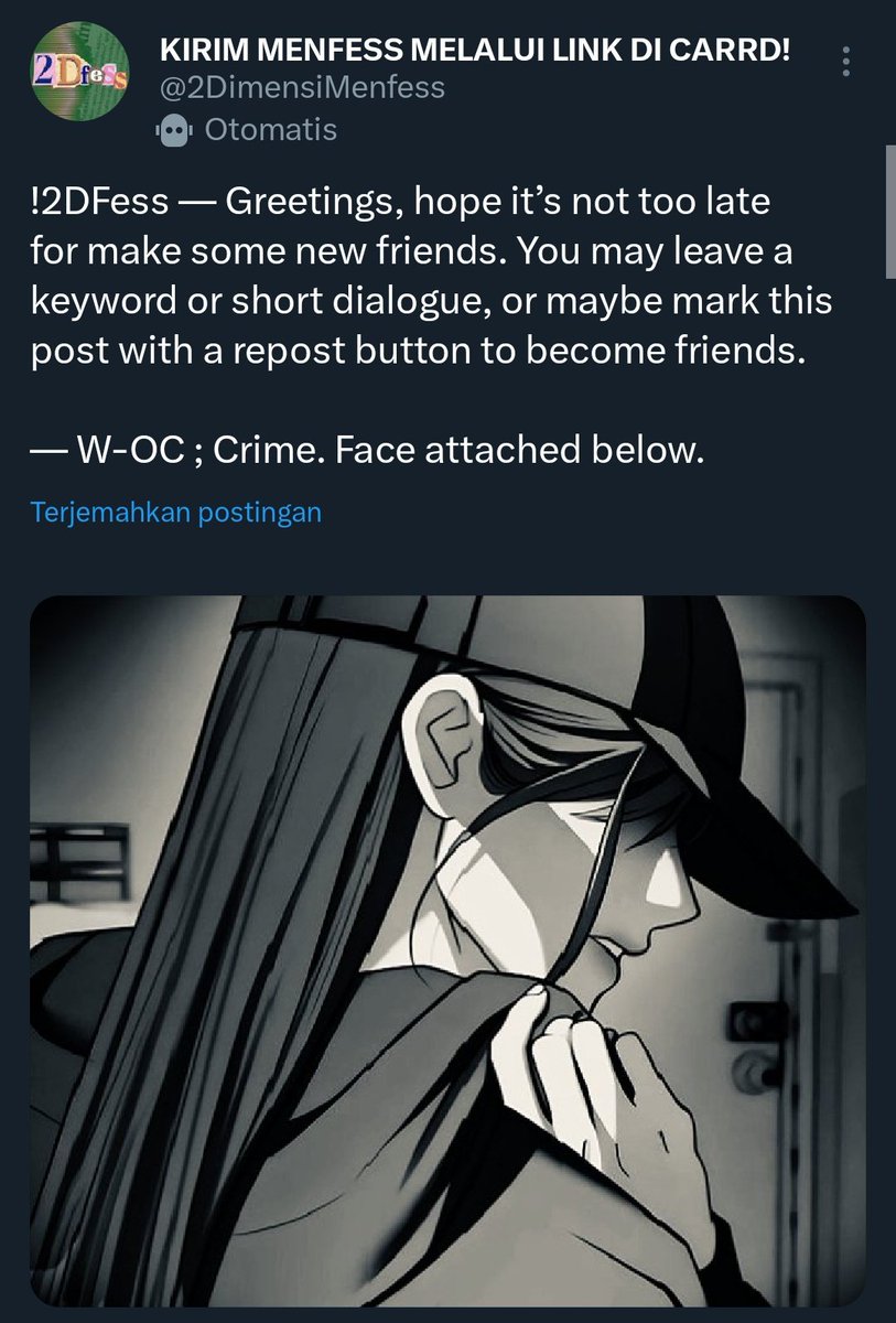 dvigilante_'s tweet image. #̶c̶a —— good morning, I’m the sender of menfess below .  Thanks for responding to my menfess .  I apologize for the delay in greeting you all, but allow me to follow you, and hope you will do the same .  Don’t hesitate to interact with me in the future .