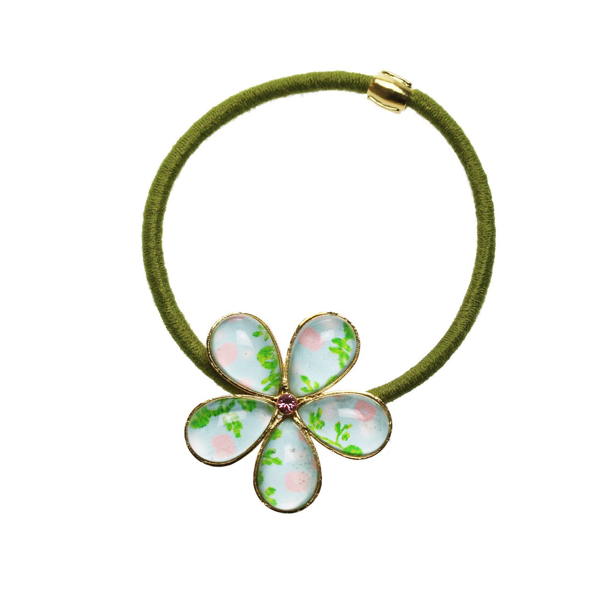 TAMARUSAN_en's tweet image. ✨Restock✨ Rosewood Series (Light Blue) Hair Tie🌸 Pastel blue &amp;amp; chartreuse elastic create a gentle, nostalgic vibe. Gold hardware adds a luxury touch! Perfect for effortless styling. A popular, high-end gift for someone special🎁 #HairTie #Restock #PastelBlue #AdultCute