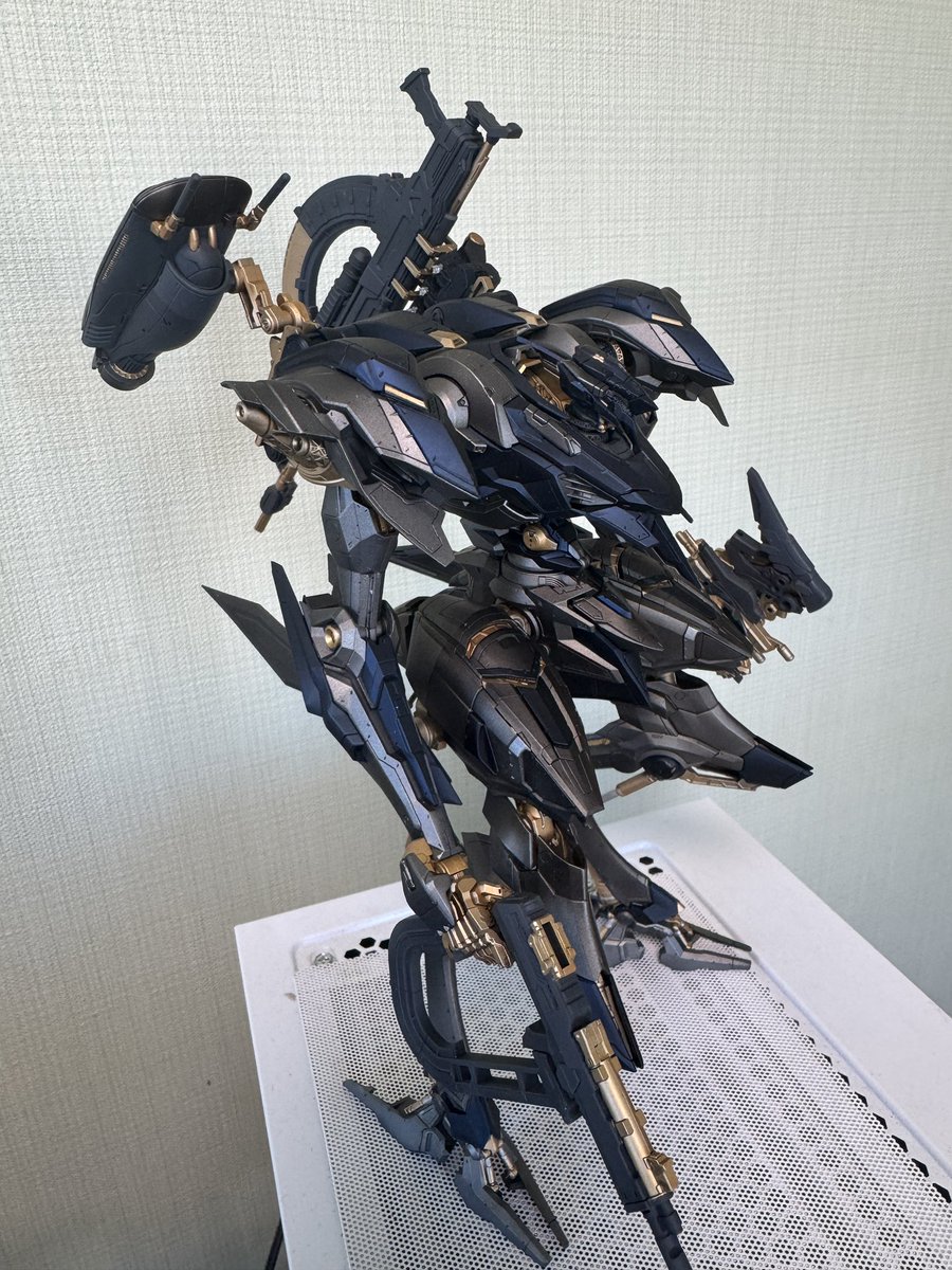 kurobe30's tweet image. スティールヘイズ完成。
色は少し暗い感じにしました。