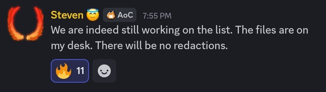 The hammer bout to drop.