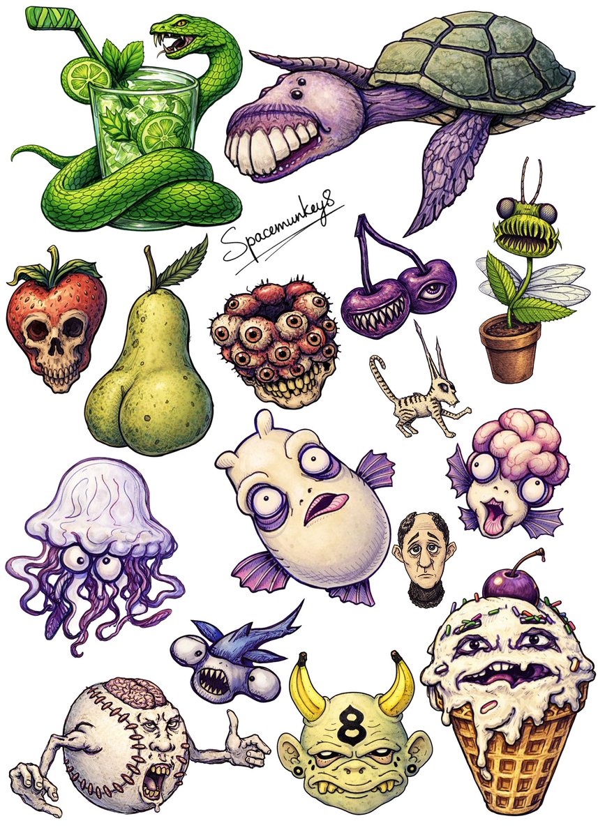 Spacemunkey81's tweet image. Random Doodles #003