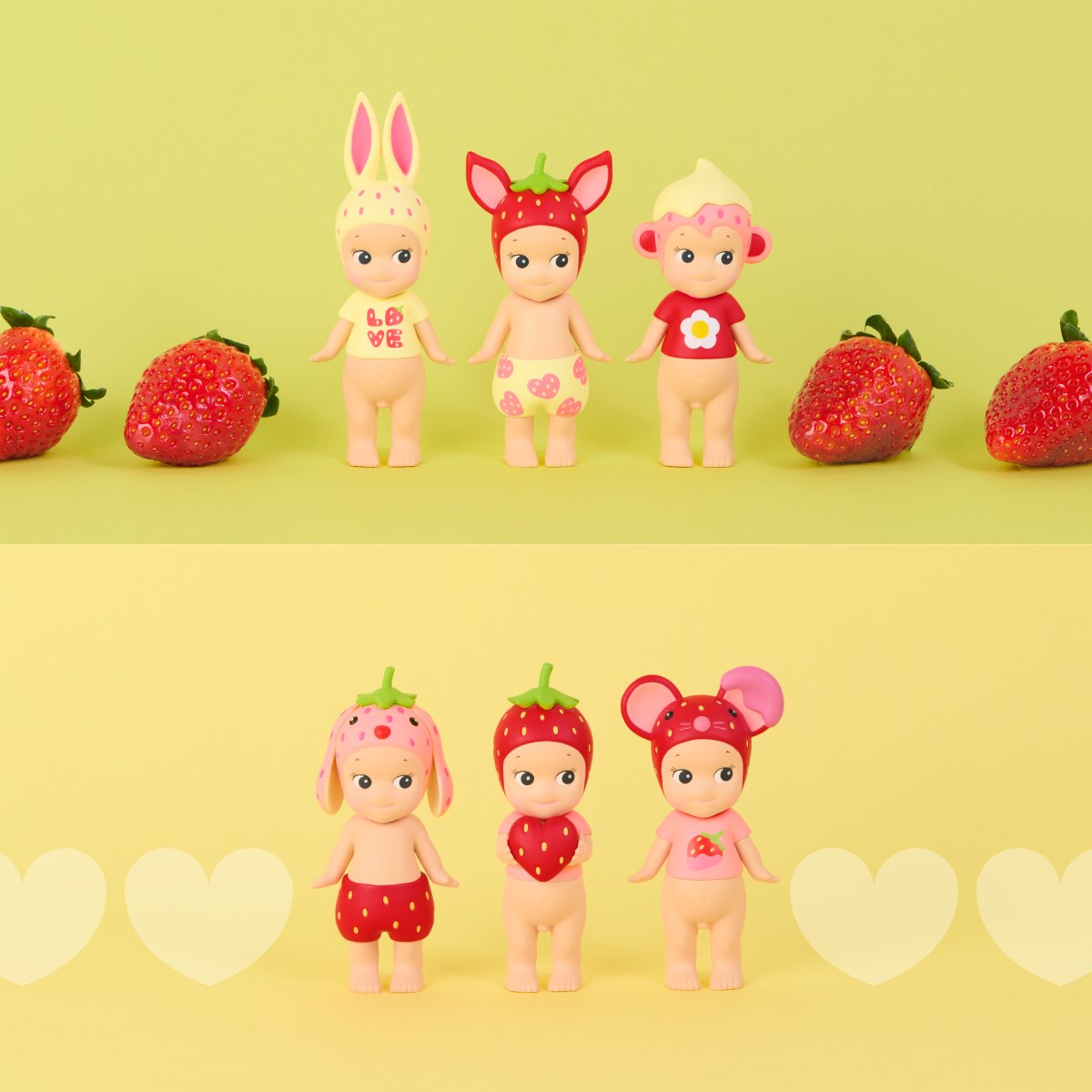 SonnyAngel_PR's tweet image. バレンタインは、いちごになった小さな天使の男の子と甘いひとときを。
「Sonny Angel mini figure Strawberry Love Series」が、1月22日(木)に発売！

新シリーズ「Strawberry Love Series」では、春を代表する果物「いちご」になったSonny…