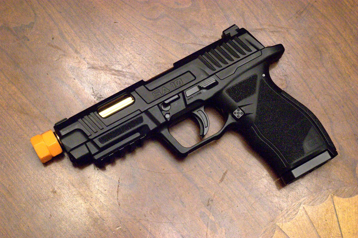 AirPower3D's tweet photo. Nut Job Barrel Protector for Umarex SA10 CO2 BB/Pellet Air Pistol Gun Airgun https://t.co/pMHBsaZGpu Inspired by classic hitman assassin movies. #AirPistol #PewPew #protection #mod #AirPower3D https://t.co/giQNRtTD5W