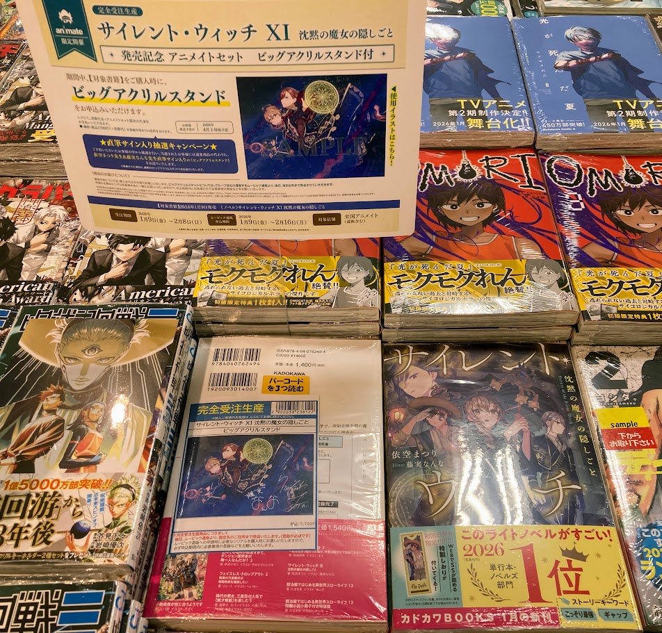 サイレント・プア〈3枚組〉 新刊情報】 『サイレント・ウィッチ XI』入荷しましたカブ