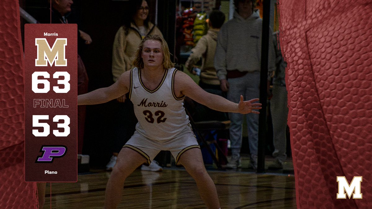 MCHSBkBall's tweet image. Morris led 17-12 1Q, tied 27 H. Plano led 40-39 3Q

Morris: 12/18 FT, 18/26 2FG, 5/13 3FG
Plano: 14/20 FT, 12/27 2FG, 5/17 3FG

Norris 22P, 5R, 4A
Kennedy 11P, 7R, 1C
Loza, Macdonald 8P, 1C each
Johnson 6P
Medler 4P
Lee, Delahera 2P

4 in a row &amp;amp; 5 of last 6…

Back at Saturday!