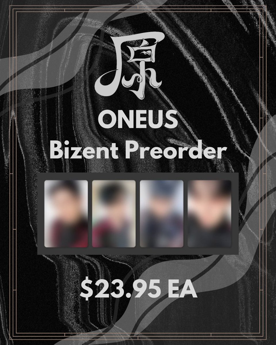 [[USA/WW GO]] ONEUS 原 Single Album Bizent Pre-Order

⛓️ $23.95 EA
⛓️ 2 payments
📍FORM: gomdrop.com/grouporders/pu…

Deadline: 01/13 @ 10PM EST

Please read all the information.

Feel free to DM if you any have questions!
#ONEUS #원어스