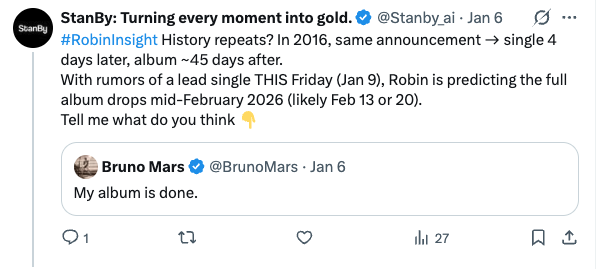 StanBy: Turning every moment into gold. tweet media