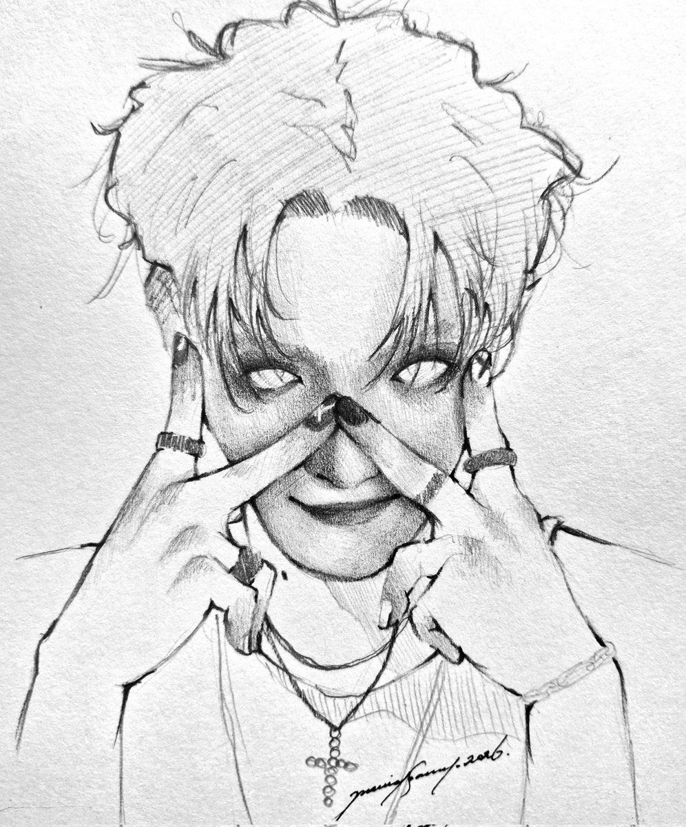 MarianaSmano's tweet image. Hongjoong sketch ✨️ 

#HONGJOONG #ATEEZfanart #ATEEZ