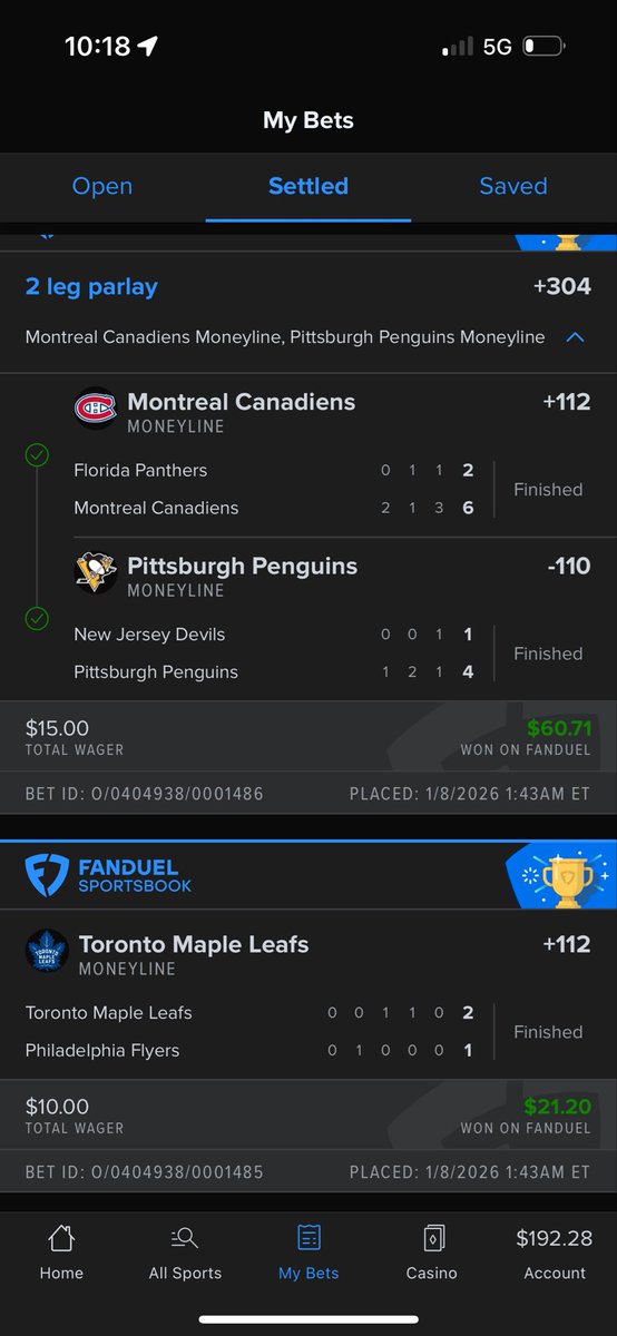 NorthIceSharp's tweet image. The proof is in the pudding, keep on grinding 😎 stay turned tomorrow for puck lines and I’ll release a pick I’m taking