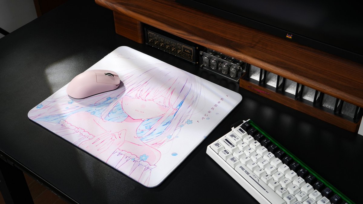 AXGamingPunk's tweet image. Do you like these 2 patterns of mousepad?
Blue or Pink🤔