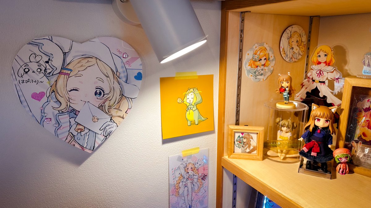 早速飾るマン✨
#東雲めぐ