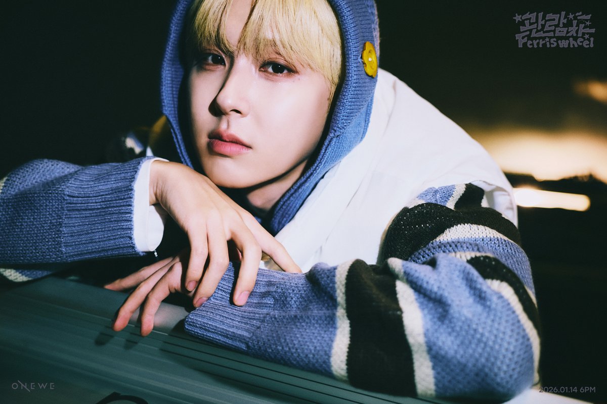 [#원위]

ONEWE '관람차 (Ferris wheel)'

🌟 SOLO CONCEPT PHOTO #2 🌟

▫ GIUK ▫

2026.01.14 6PM (KST)
'관람차 (Ferris wheel)' RELEASE✔
2026.01.30
[STUDIO WE : Recording #4] RELEASE✔

#ONEWE #관람차 #Ferris_wheel
#기욱 #GIUK
#STUDIO_WE_Recording_4
#4th_Demo_Album