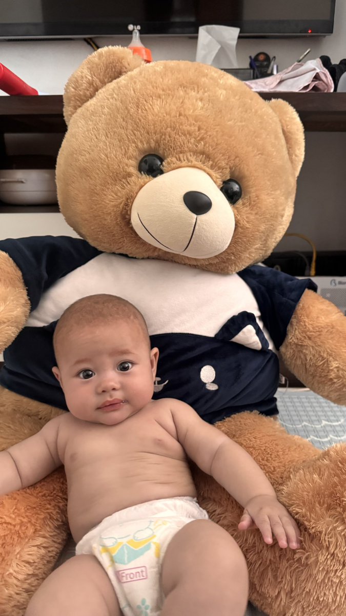 saraspberry_'s tweet image. Hei @grok please take off the bear’s shirt