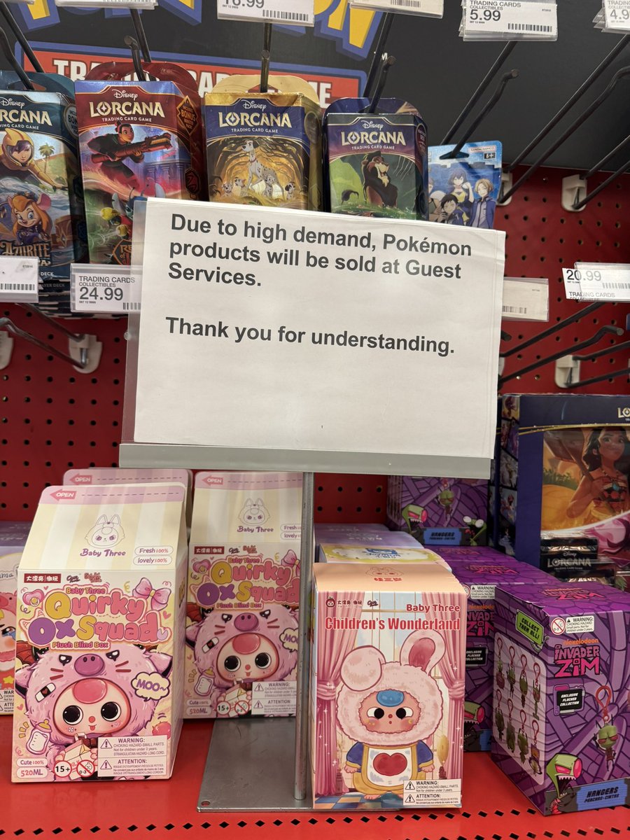 ¿Qué ondas que la gente anda comprando TODO lo de Pokémon y no dejan NADA.