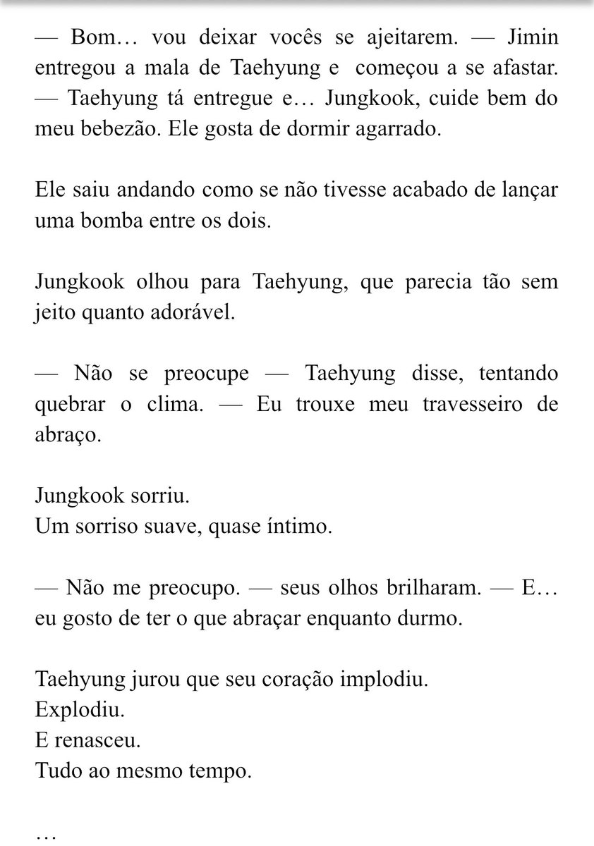 jkthvlua's tweet image. oie, vidas. Perdão pela demora, final de ano foi uma loucura. Mas enfim, volteeeeeei

boa leitura, mores 🫂❤️‍🩹

85