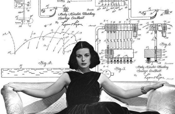 Beyond her acting career, Hedy Lamarr co-patented a “frequency-hopping” spread-spectrum system for guiding torpedoes in 1942—technology that later formed the basis for Wi-Fi and Bluetooth—and was posthumously inducted into the National Inventors Hall of Fame in 2014.
