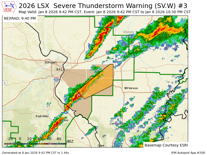 LSX issues Severe Thunderstorm Warning [tornado: POSSIBLE, wind: 60 MPH (RADAR INDICATED), hail: 0.00 IN (RADAR INDICATED)] for Clinton, Randolph, St. Clair, Washington [IL] till 10:30 PM CST mesonet.agron.iastate.edu/vtec/f/2026-O-…