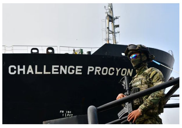 Scandal revealed by documents from <a href="/SATMX/">SATMX</a>

The vessel Challenge Procyon arrived in Tampico carrying more than 20.9 million liters of illegal diesel, not the 10 million liters the government announced as a so-called “historic seizure.”

Where did the other 11 million liters go?