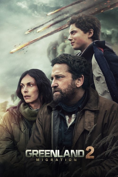 #NowWatching #Greenland2 #Greenland2Movie #RicRomanWaugh #GerardButler #MorenaBaccarin #WilliamAbadie #RomanGriffinDavis #ChrisSparling #MovieNight #FilmTwitter