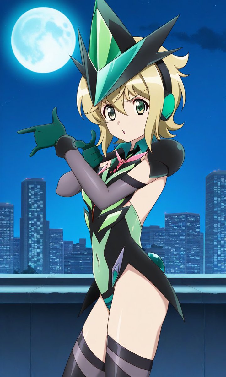 virgoAce's tweet image. 切歌「月（調）に代わってお仕置きデース💕」

＃暁切歌
＃シンフォギア　＃symphogear