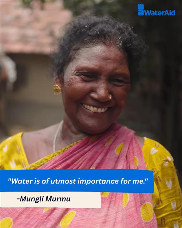 WaterAid India tweet media