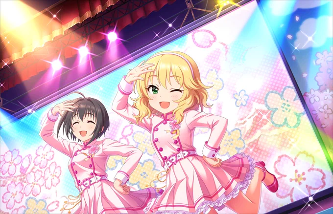 満開スマイルはマジでお花見とライブ楽しんでそうな小学生みたいなはしゃぎ方してる満開笑顔の小日向美穂さんが2パターン見られるので個人的に神