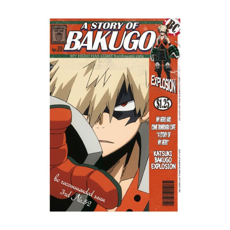 ヒロアカ #heroaca_a A STORY BOOKモチーフポストカード アメコミ風の