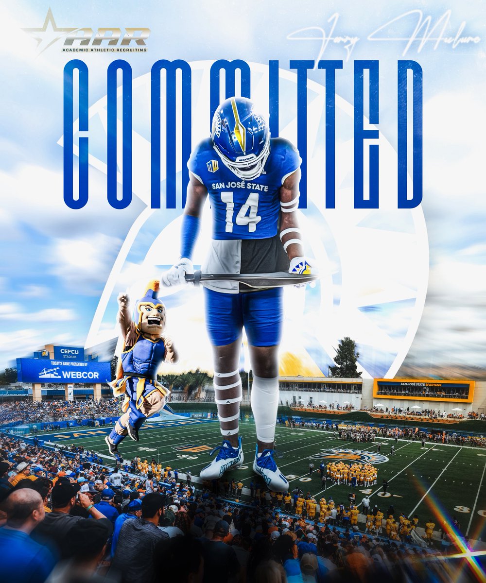 AarManagement's tweet image. Congratulations to our client Jerry McClure on his commitment to San Jose State University. The Spread and shred offense just got a playmaker! #AAR 
@Jerry8McClure