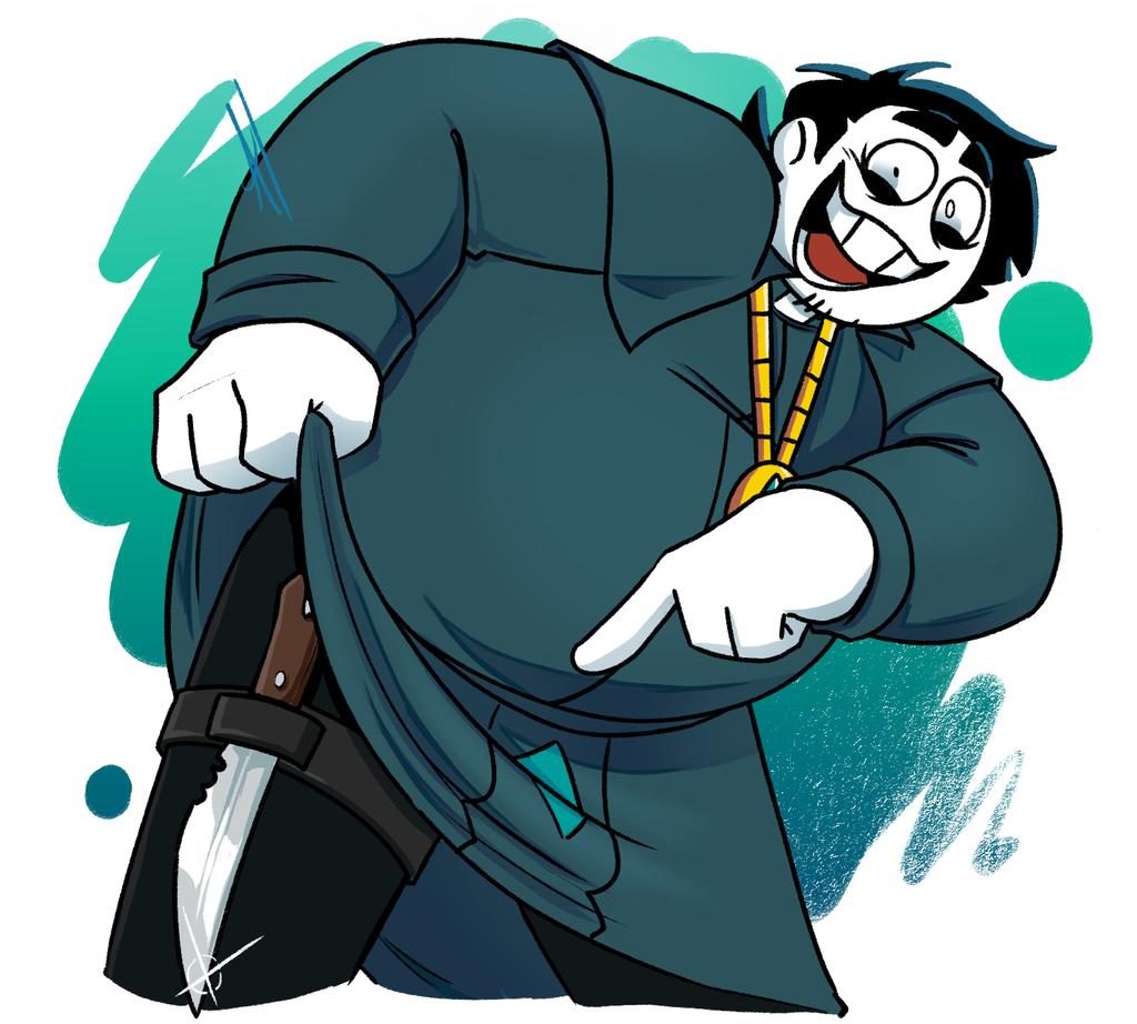 This is what he’s hiding under his skirt>:]

#bobvelseb