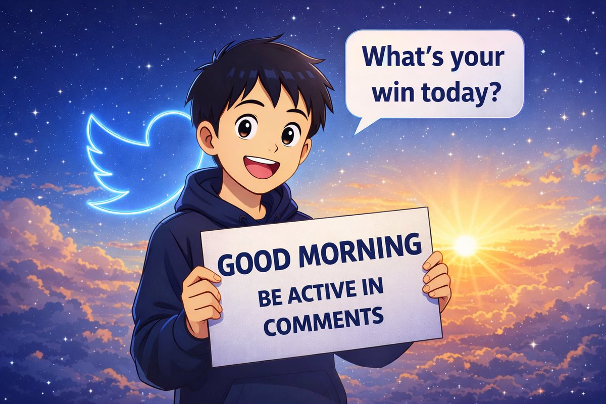 zavahim's tweet photo. Good Morning ☀️

Who Active 🗣️today⁉️ https://t.co/t8WP5CdBSg