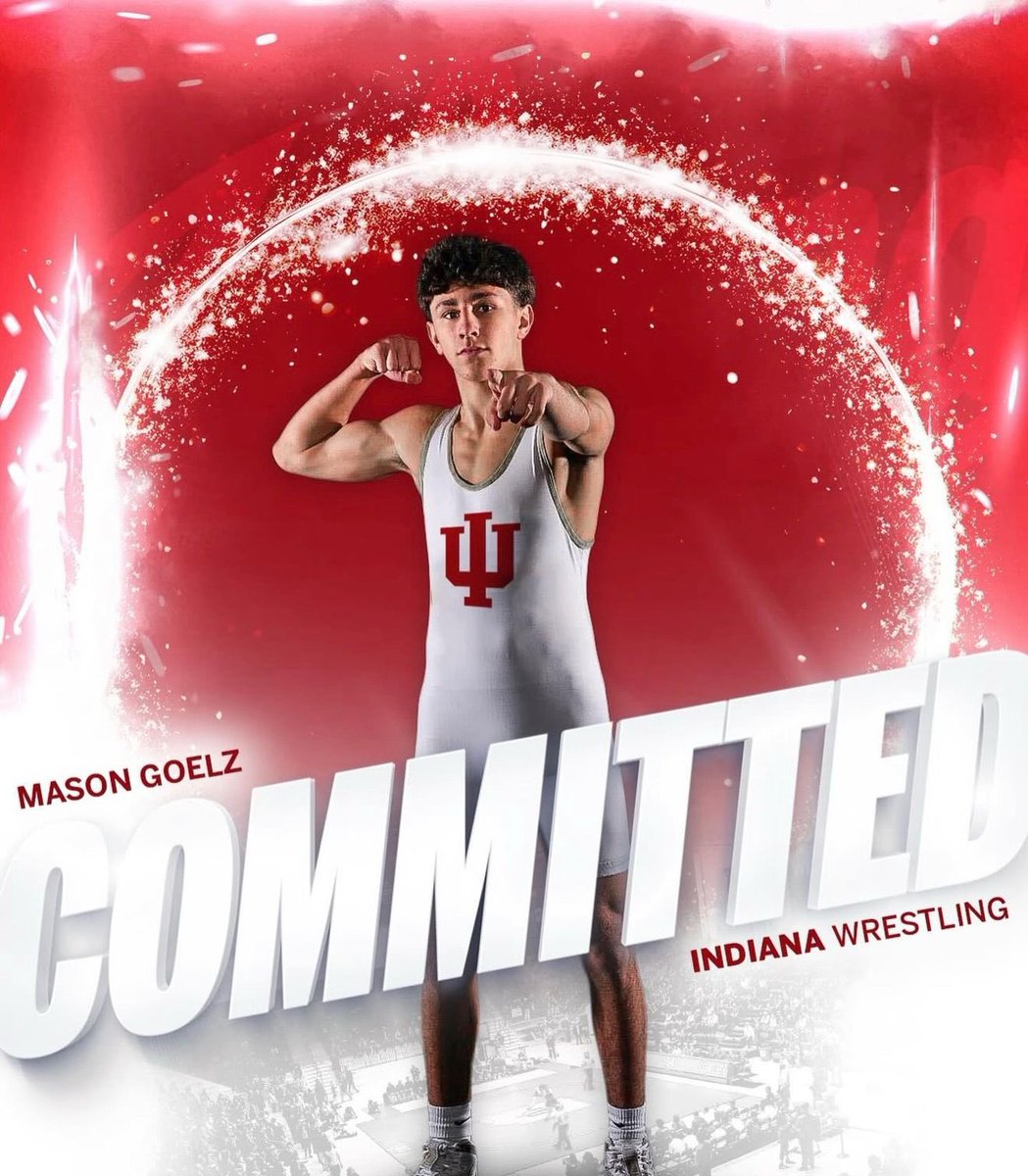 Avon_Wrestling's tweet photo. Congrats to Mason Goelz (12) on his commitment to continue his academic and athletic career with the Hoosiers! @IndianaWR is getting a special one! We are excited to see you compete at the next level! 

#IUWR #GoIU @OrioleAthletics https://t.co/QHZMcce0zR
