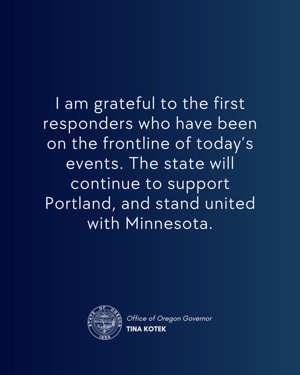 Governor Tina Kotek tweet media