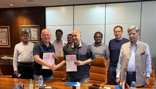 Bharat Forge has signed an MoU with Germany-based Agile Robots S.E. to work on AI-enabled robotics and automation for civilian manufacturing, focusing on automotive, industrial and logistics applications. Non-defence use only.