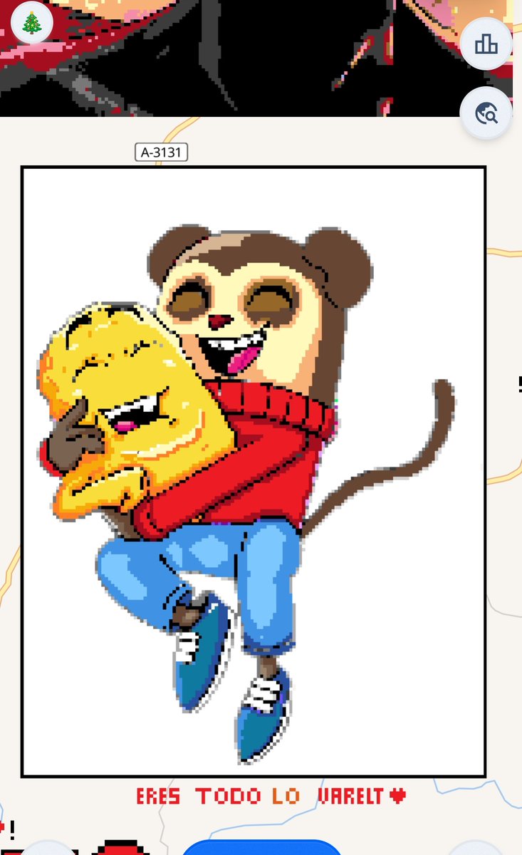 El_BigShot's tweet photo. Max &amp; Nugget in Wplace 🐒🐣

#Max #Nugget #MaxDesignPro #Twiddlefinger #Triflethumb #Anotherbrother #TwistedToes #FNF #FridayNightFunkin #Wplace #Place #Gedagedigedagedago https://t.co/ikKYuUyWrI