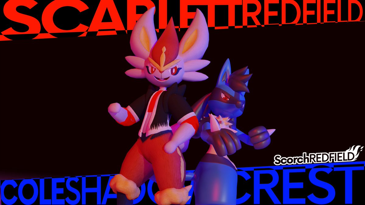 Made some posters with my characters.
#Pokemon #Riolu #Raboot #Cinderace #Lucario