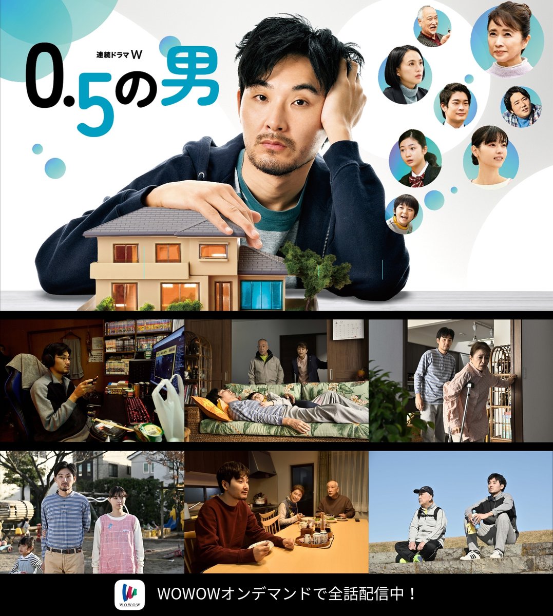 #松田龍平 さん出演作品をご紹介📝✨
──────────────────

『連続ドラマW　0.5の男』
WOWOWオンデマンドで全話配信中📱

ほかにも『連続ドラマW　災』や
『連続ドラマW　鵜頭川村事件』など
松田龍平さん出演作品は、
こちらでご覧いただけます👀🔎
wod.wowow.co.jp/genre/oridora?…